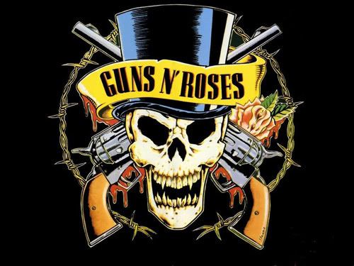guns n roses logo. guns and roses