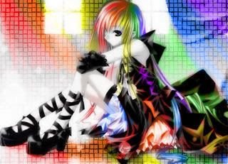 Anime Girl Rainbow