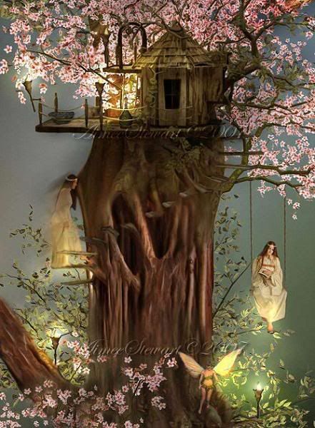 A fairy's treehouse