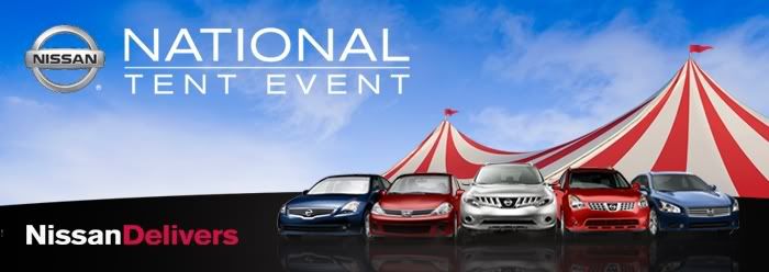 Nissan tent sale event #3