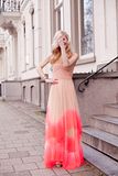 OUTFIT: Dip Dyed Mesh Dress