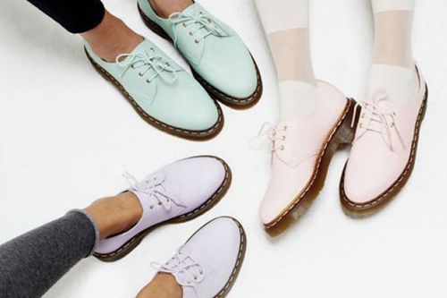 pastel pink dr martens