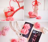 TUTORIAL: DIY flower heels