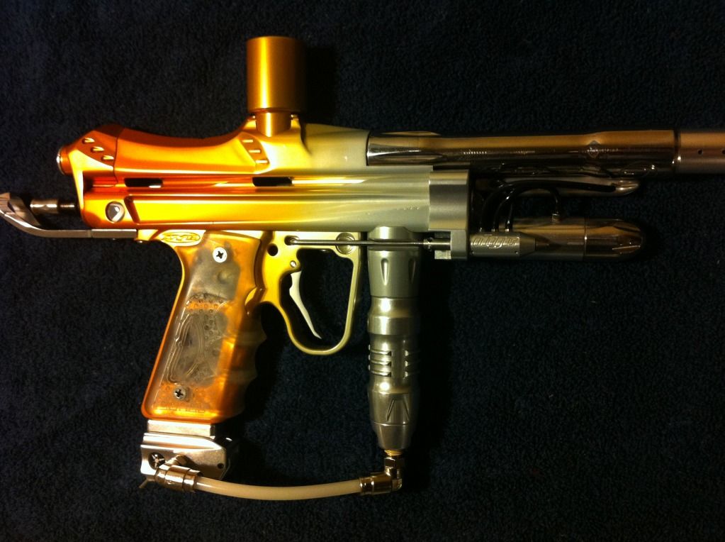 DYE Reflex autococker Dreamsicle!