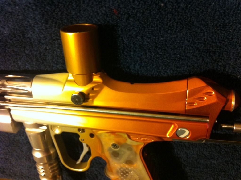 DYE Reflex autococker Dreamsicle!