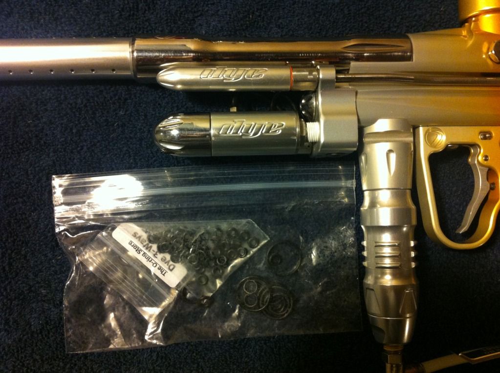 DYE Reflex autococker Dreamsicle!