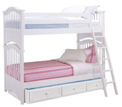Classic Bunk Bed in White