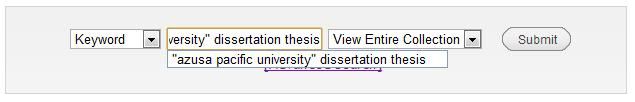 dissertation search