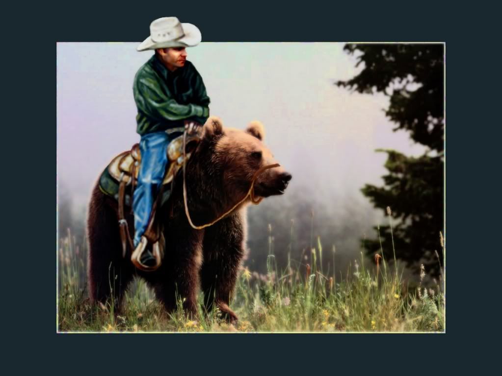 Putin riding a bear photo: Mountain Man JasonRidingaBear.jpg