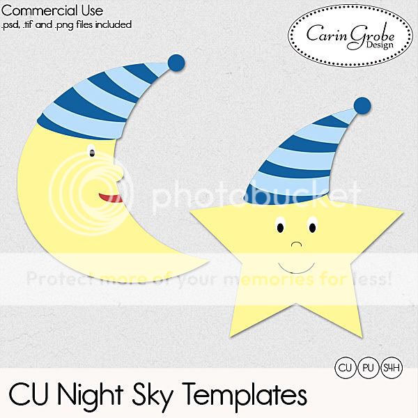 CU Moon Star Templates