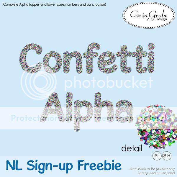 CGD NL sign-up freebie confetti alpha
